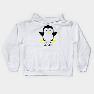 penguine xoxo Kids Hoodie